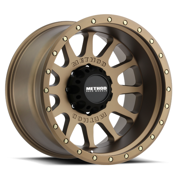 Method Race Wheels MR605 NV | METHOD BRONZE Wheel 20x10 | 8x170 BC | -24 Offset | 4.55 Backspacing - fits Ford F-250 Super Duty 1999-2026, Ford F-350 Super Duty SRW 1999-2026, Ford Excursion 2000-2005