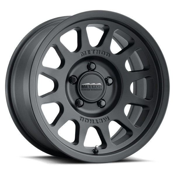 Method Race Wheels MR703 MATTE BLACK Wheel 17x8.5 | 5x150 BC | +0 Offset | 4.75 Backspacing - fits Toyota Land Cruiser 1998-2021, Toyota Tundra 2000-2021, Toyota Sequoia 2001-2022, Lexus LX570 2008-2021