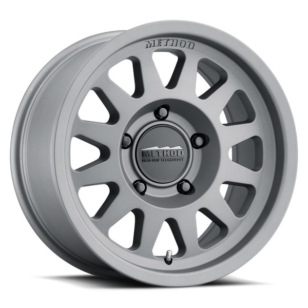 Method Race Wheels MR704 TITANIUM Wheel 15x7 | 5x100 BC | +15 Offset | 4.6 Backspacing - fits Subaru Crosstrek, Subaru Forester, Subaru Impreza, Subaru Legacy, Subaru Outback, and 6 more