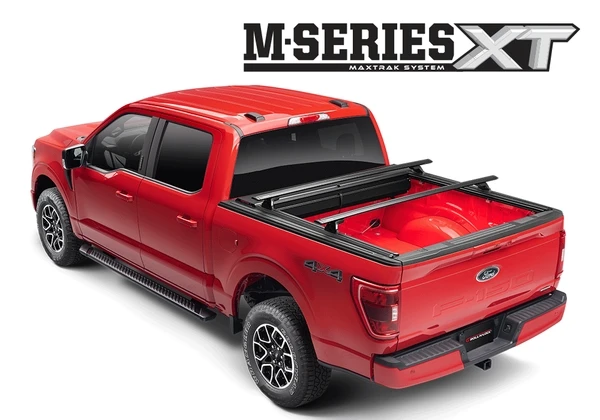 Roll-N-Lock M-Series Retractable Tonneau Cover, Aluminum Slats for 2019-2027 Ram 1500 5'7 inch (Rebel / 2021-2024 Ram TRX / 2027+ Ram TRX / 2025-2027 Ram RHO) XT (W/O Ram Box) - Part #rnl401M-XT