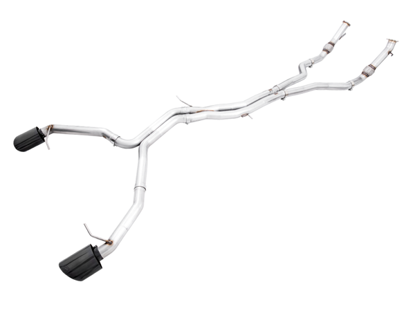 AWE Tuning Audi B9.5 2020-2026 RS5 Sportback Non-Resonated Track Edition Exhaust | RS-Style Diamond Black Tips | 3020-33124