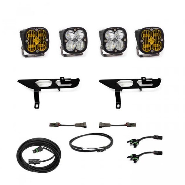 Baja Designs 2021-2026 Ford F150 Squadron Pro Fog Pocket Kit Amber product photo