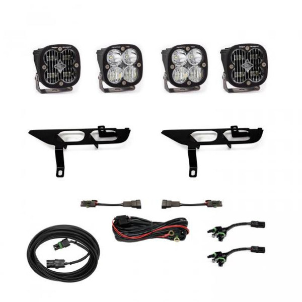 Baja Designs 2021-2023 Ford F150 Squadron Pro Fog Pocket Kit Clear product photo