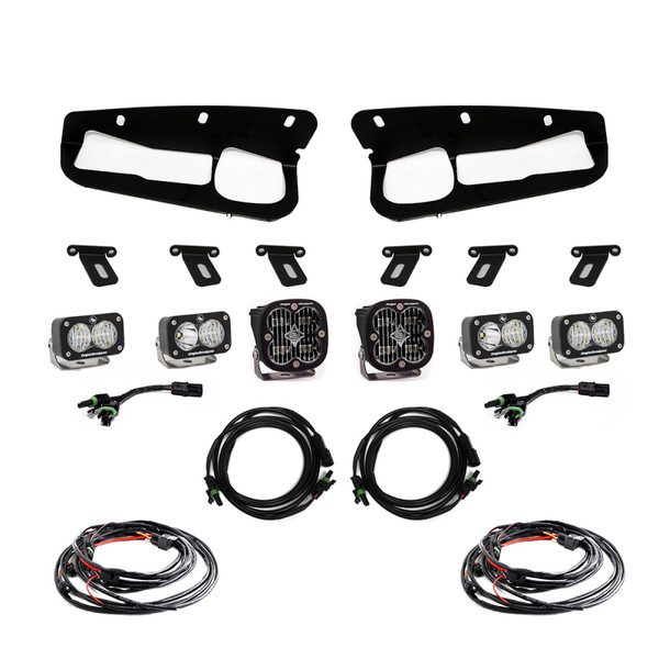 Baja Designs 2021-2024 Ford Bronco Fog Pocket Kit Clear product photo