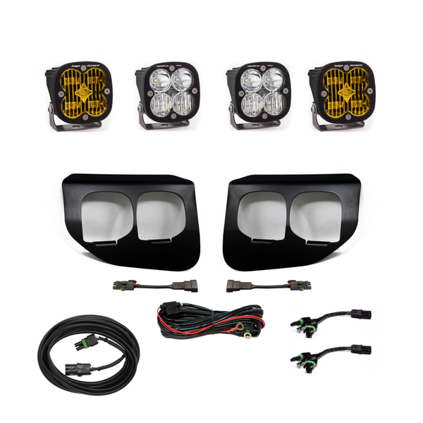 Baja Designs Ford Super Duty (2020+) Fog Pocket Kit Amber product photo