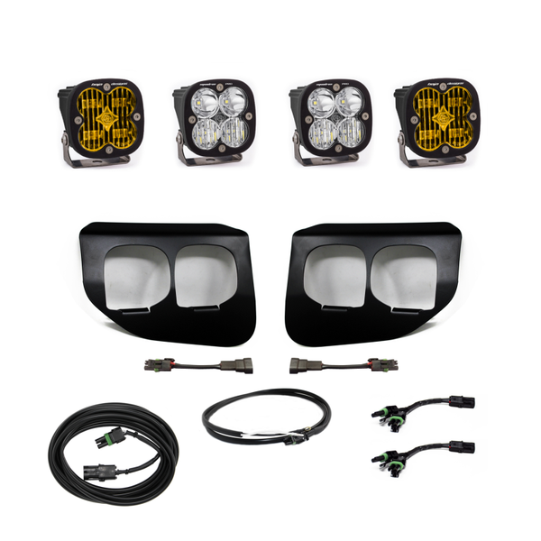 Baja Designs Ford Super Duty (20-On) Fog Pocket Kit Amber product photo