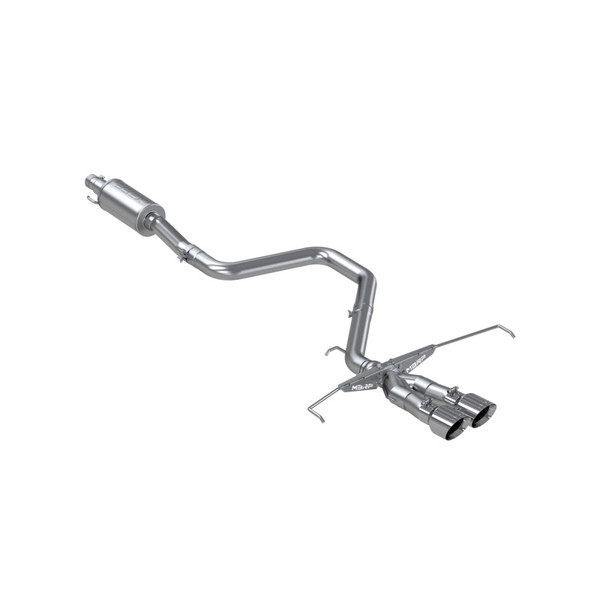 MBRP Exhaust Aluminized Steel, 3" Cat Back, Dual Split Center Rear Exit for 2019-2021 Hyundai Velsoter 1.6L Turbo - S4705AL