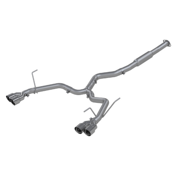 MBRP Exhaust T304 Stainless Steel 3"  Cat Back Dual Split Rear Exit, Race Version for 2011-2014 Subaru Impreza WRX / WRX STI Sedan  2.5L - S4802304