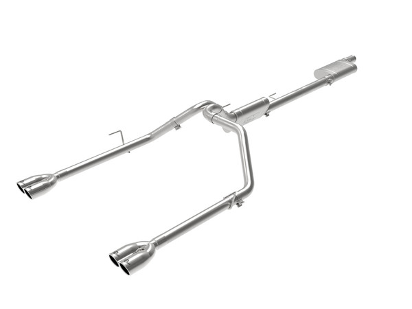 aFe Vulcan Series 3in-2-1/2in 304 SS Cat-Back 2020-2023 Jeep Gladiator (JT) V6-3.6L w/ Polished Tips