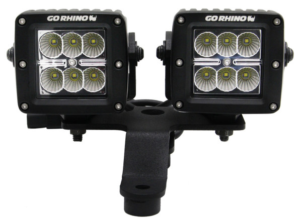 Go Rhino Light Mount for 2018-2026 Jeep Wrangler JL/JLU/Gladiator JT - Part #730230T