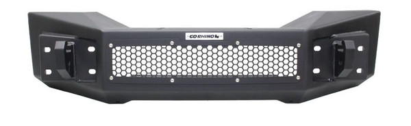 Go Rhino Rockline Front Stubby Bumper for 2007-2022 Jeep Wrangler JL/JLU/JK/JKU/Gladiator JT - Part #331100T