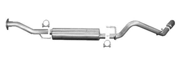 Gibson 2016-2022 Toyota Tacoma SR5 3.5L 2.5in Cat-Back Single Exhaust - Stainless