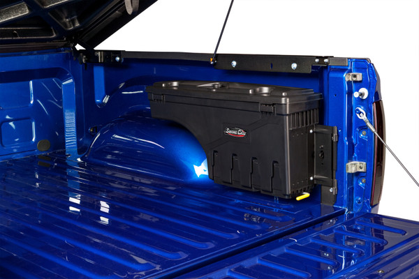 Undercover Accessory (Swing-Out Storage Case) - 2005-2022 Toyota Tacoma Drivers Side - Black Smooth - SC401D