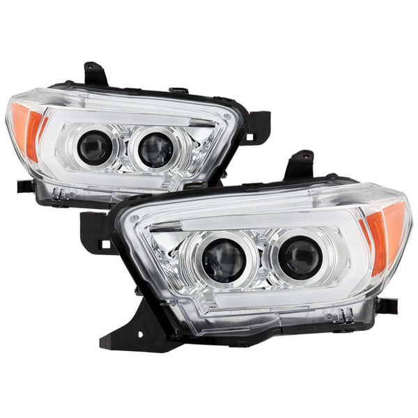 Spyder Signature Toyota Tacoma 2016-2022 (SR5 Model) Projector Headlights- Chrome (PRO-YD-TT16-LB-C)