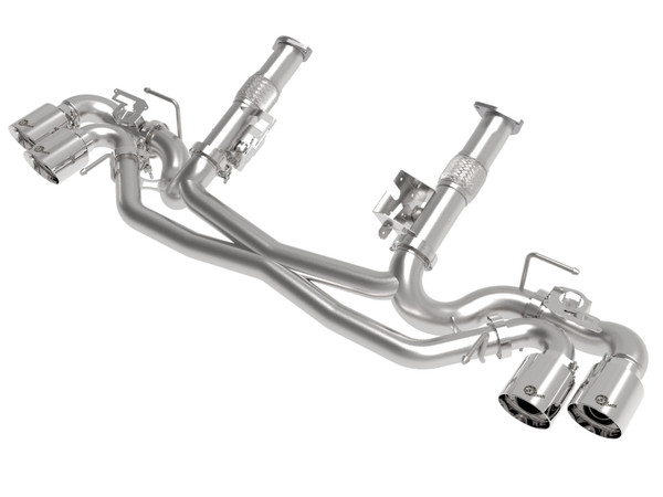 AFe MACH Force-Xp 304 Stainless Steel Cat-Back Exhaust Polished 2020-2024 Chevrolet Corvette C8