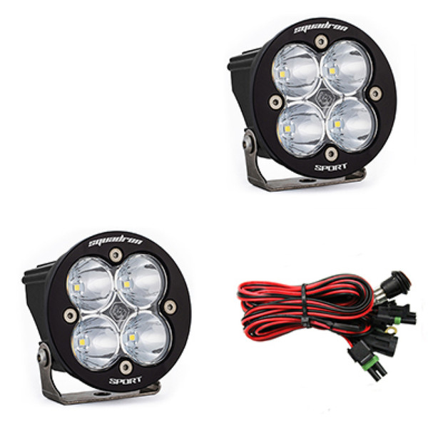 Baja Designs Squadron-R Sport Spot LED Light Pod Clear product photo