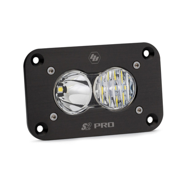 Baja Designs S2 Pro Flush Mount Driving Combo Pattern LED Work Light - Clear - 481003