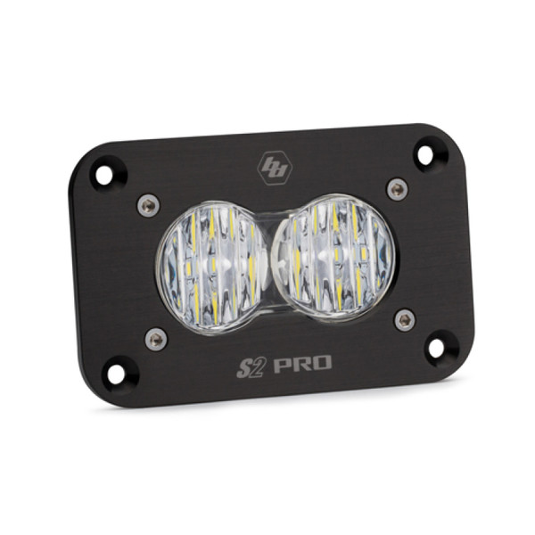 Baja Designs S2 Pro Flush Mount Wide Cornering Pattern LED Work Light - Clear - 481005