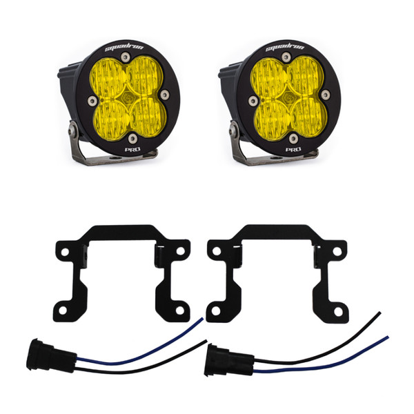Baja Designs 2019+ Ram 2500 / 3500 Big Horn Sports Fog Pocket Kit Amber product photo