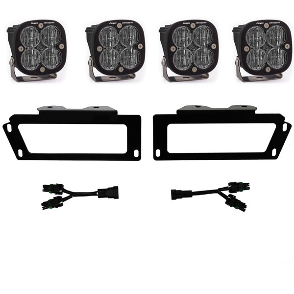 Baja Designs 09-12 Ram 2500/3500 Fog Pocket Kit - White - 447619