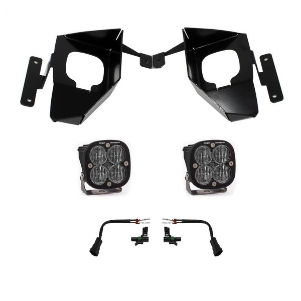 Baja Designs 2016-2018 Silverado 1500 Squadron Fog Pocket Kit Clear product photo