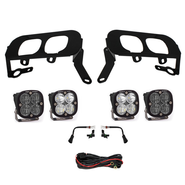Baja Designs 14-15 Silverado 1500 White Fog Pocket Kit - Amber - 447530