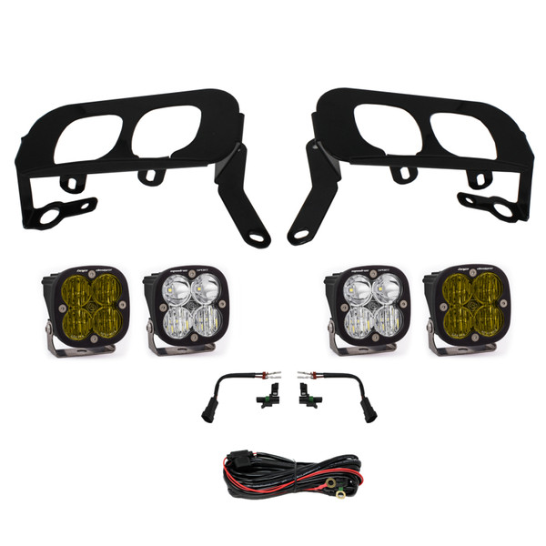 Baja Designs 14-15 Silverado 1500 White Fog Pocket Kit - Amber baj447531 - 447531