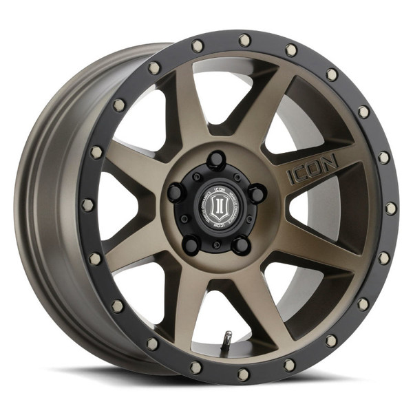 ICON Rebound Pro Bronze Wheel 17x8.5 | 5x114.3 BC (5x4.5) | +0 Offset - fits Ford Explorer ST 2020-2026, Toyota Tacoma 1995-2004, Toyota 4Runner 1996-2002, Nissan Xterra 1999-2004, Nissan Frontier 1998-2004, and 13 more