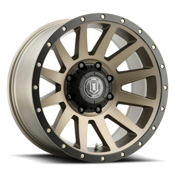 ICON Compression Bronze Wheel 20x10 | 8x170 BC | -19 Offset - fits Ford F-250 Super Duty 1999-2026, Ford F-350 Super Duty SRW 1999-2026, Ford Excursion 2000-2005