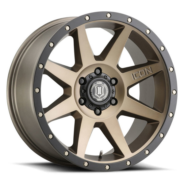 ICON Rebound Bronze Wheel 20x9 | 6x135 BC | +16 Offset - fits Ford F-150 2004-2026, Ford F-150 Raptor 2010-2026, Ford Expedition 2003-2026, Lincoln Navigator 2003-2026, Lincoln Mark LT 2006-2014