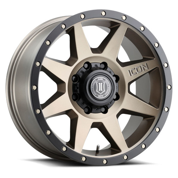 ICON Rebound Bronze Wheel 20x9 | 8x170 BC | +6 Offset - fits Ford F-250 Super Duty 1999-2026, Ford F-350 Super Duty SRW 1999-2026, Ford Excursion 2000-2005