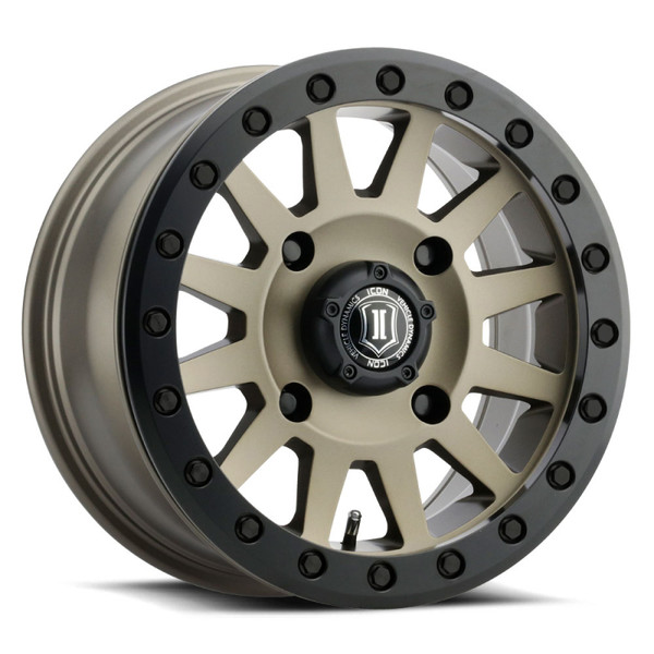 ICON Compression 15x7 4x156 38mm Offset 5+2 BS 132mm Bore Bronze Wheel - 5015705655BR