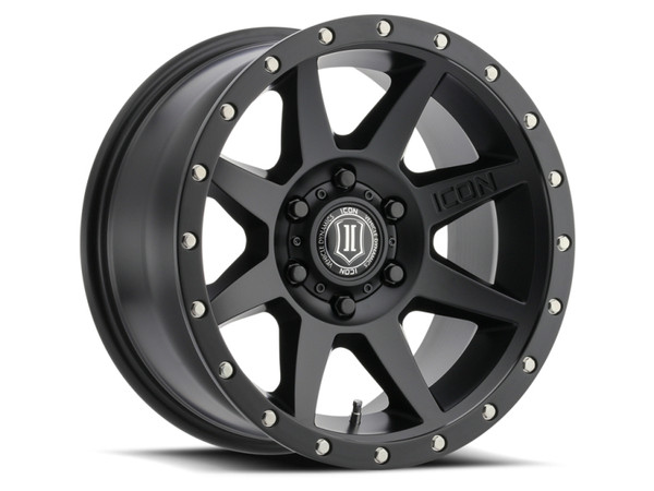 ICON Rebound Satin Black Wheel 17x8.5 product photo