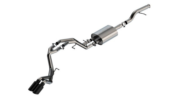 Borla 2021-2024 Tahoe / Yukon 5.3L V8 AT 2/4WD S-type Cat-back Exhaust (Black Chrome)