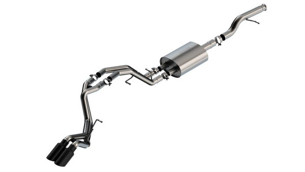 Borla 2021-2026 Tahoe / Yukon 5.3L V8 AT 2/4WD Touring Cat-Back Exhaust (Black Chrome)