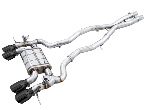 AWE Tuning SwitchPath Catback Exhaust for BMW G8X M3/M4 | Diamond Black Tips | 3025-42480