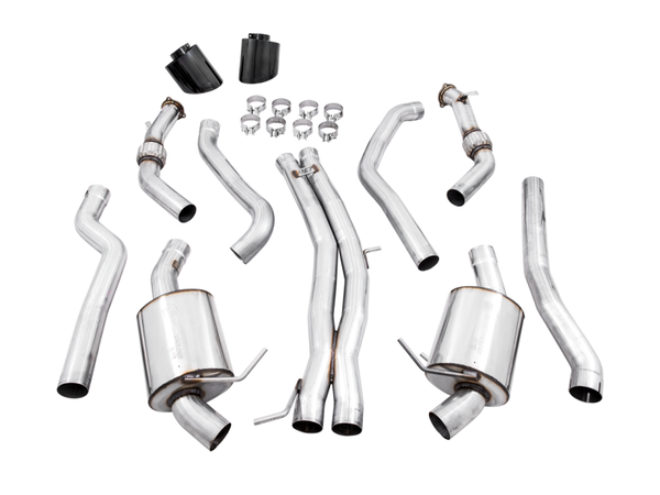 AWE Tuning Audi B9 2018-2026 RS5 Touring Edition Exhaust | w/ Diamond Black RS Tips | 3015-33108