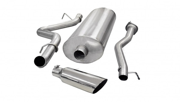 Corsa/dB 03-06 Chevrolet Silverado Ext. Cab/Short Bed 2500 6.0L V8 Polished Sport Cat-Back Exhaust cor24892