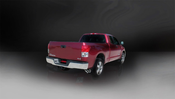 Corsa 07-08 Toyota Tundra Double Cab/Crew Max 5.7L V8 Polished Sport Cat-Back Exhaust