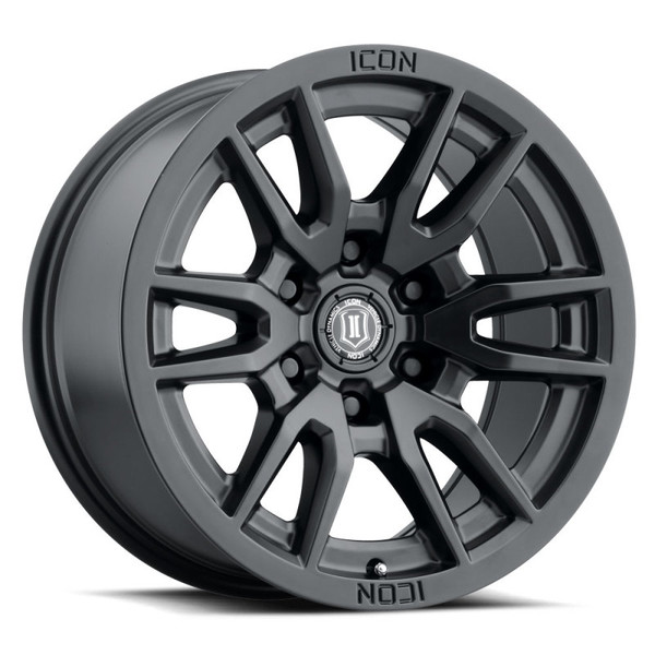 ICON Vector 6 Satin Black Wheel 17x8.5 product photo