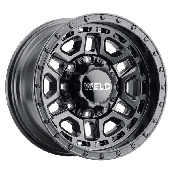 Weld Off-Road Off-Road W119 Satin Black Wheel 17x9 | 6x135 BC / 6x139.7 BC (6x5.5) | +7 Offset - fits Ford F-150 2004-2026, Ford F-150 Raptor 2010-2026, Ford Expedition 2003-2026, Chevrolet Silverado 1500 1999-2026, GMC Sierra 1500 1999-2026, and 1 more