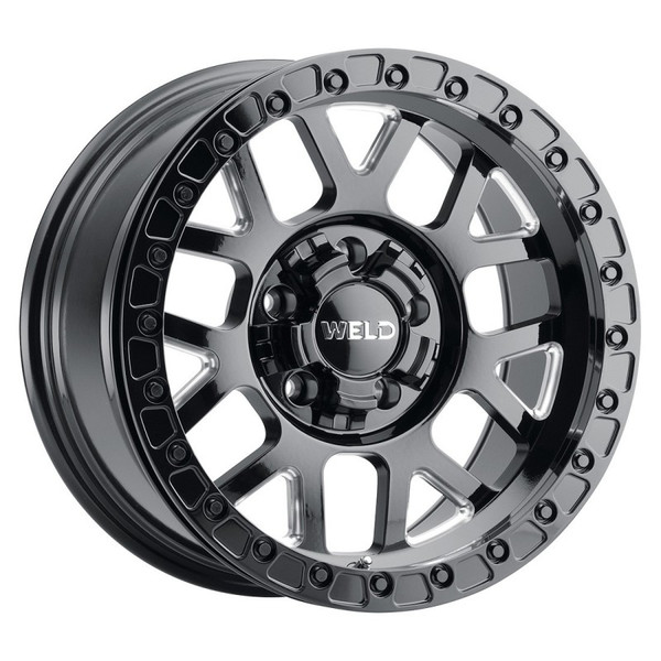 Weld Off-Road W902 Gloss Black Wheel 17x9.0 | 5x127 BC (5x5) / 5x139.7 BC (5x5.5) | +7 Offset - fits Ram 1500 Classic 1994-2024