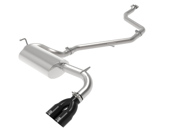 aFe POWER Takeda 2in to 2-1 304 SS Cat-Back Exhaust w/ Black Tips 11-17 Lexus CT200h 1.8L - 49-36047-B