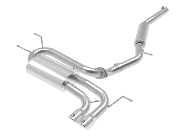 aFe Takeda 2-1/2in SS-304 Cat-Back Exhausts w/ Polished Tip 16-19 Mazda MX-5 Miata ND 2.0T - 49-37005-P