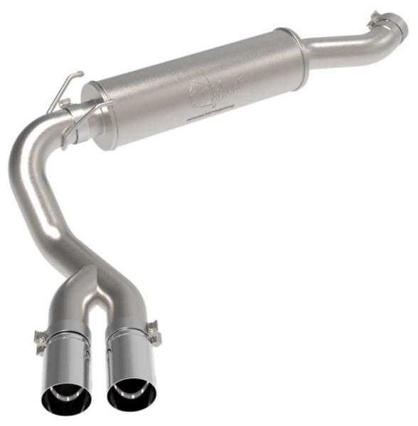 aFe POWER Rebel Series 3.5in SS Cat Back Exhaust w/Pol Tips 19-21 RAM V8-6.4L Hemi - 49-42082-P