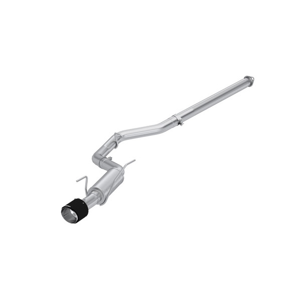 MBRP Exhaust T304 Stainless Steel, 3" Cat-Back, Single Rear Exit with Carbon Fiber Tip for 2022-2024 Subaru WRX 2.4L - S48093CF