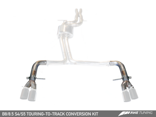 AWE Tuning Audi B8 S4/S5 Track Edition Conversion Kit for 90mm Tips