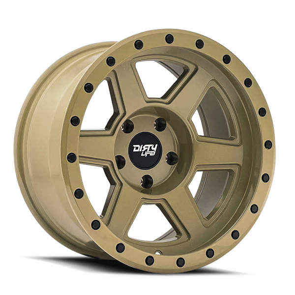 Dirty Life 9315 Compound Wheel 17x9 | 5x127 BC (5x5) | -12 Offset - fits Jeep Wrangler JL 2018-2026, Jeep Wrangler JK 2007-2018, Jeep Gladiator JT 2020-2026, Jeep Commander 2006-2010, Chevrolet C/K1500 2WD 1967-1998, and 7 more