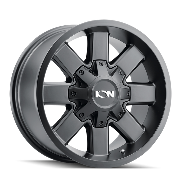 ION Wheels ION Type 141 Satin Black Wheel 18x9 | 6x135 BC | +18 Offset - fits Ford F-150 2004-2026, Ford F-150 Raptor 2010-2026, Ford Expedition 2003-2026, Lincoln Navigator 2003-2026, Lincoln Mark LT 2006-2014