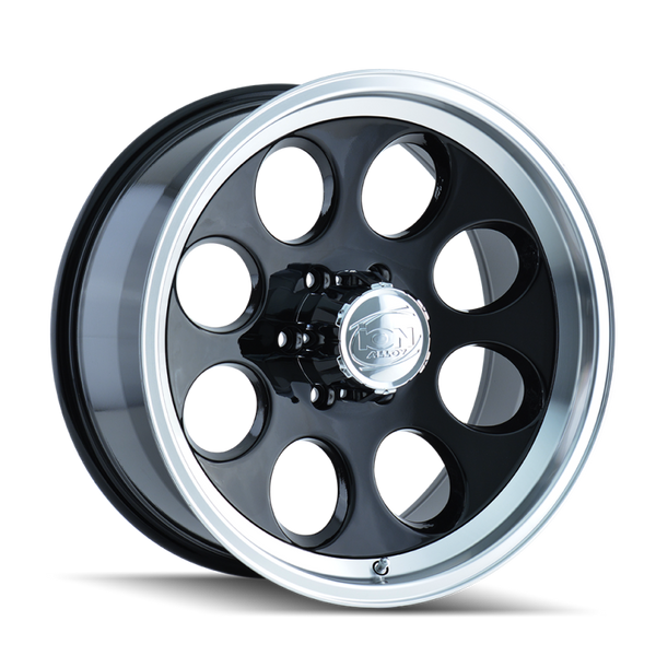 ION Wheels ION Type 171 Black Wheel 18x9 | 6x139.7 BC (6x5.5) | +0 Offset - fits Chevrolet Silverado 1500 1999-2026, GMC Sierra 1500 1999-2026, Chevrolet Tahoe 1992-2026, Chevrolet Suburban 1992-2026, GMC Yukon 1992-2026, and 25 more